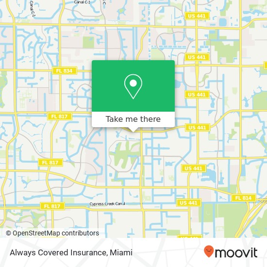 Mapa de Always Covered Insurance