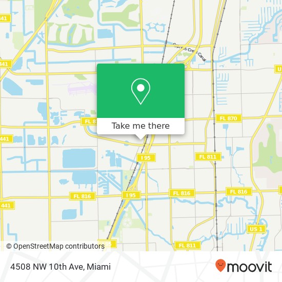 Mapa de 4508 NW 10th Ave