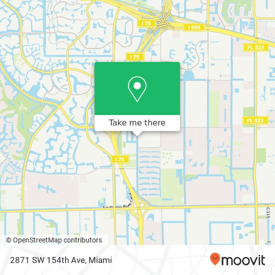 2871 SW 154th Ave map