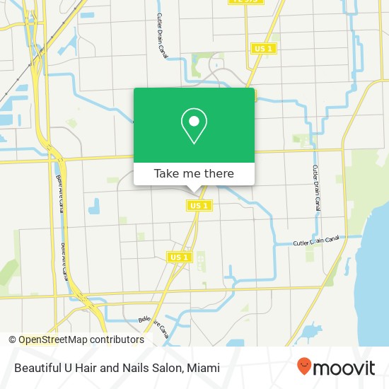 Beautiful U Hair and Nails Salon map