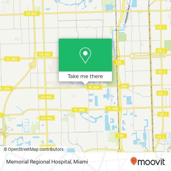 Mapa de Memorial Regional Hospital