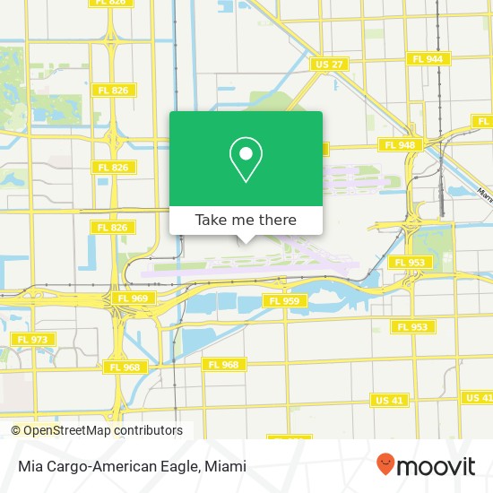 Mapa de Mia Cargo-American Eagle