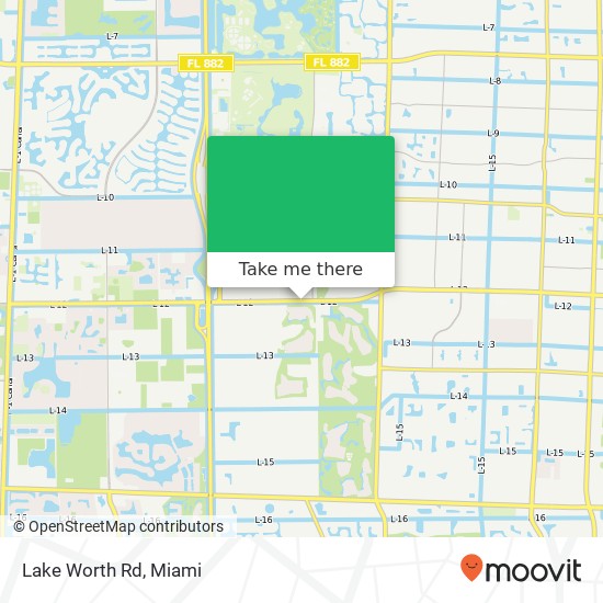 Lake Worth Rd map