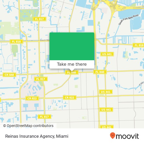 Mapa de Reinas Insurance Agency