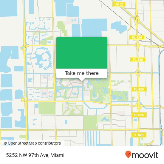 5252 NW 97th Ave map