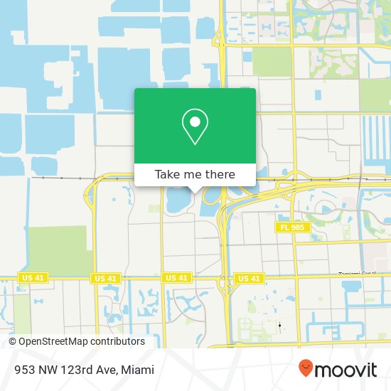 953 NW 123rd Ave map