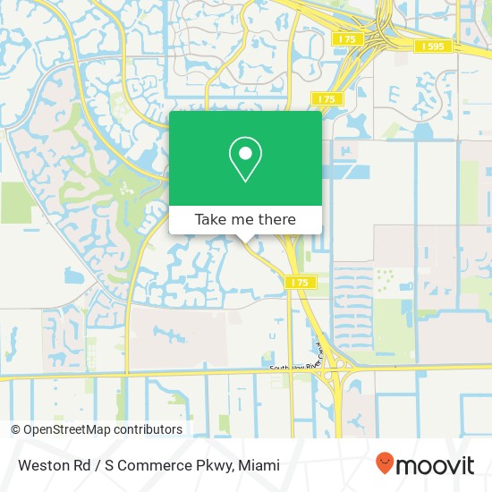 Weston Rd / S Commerce Pkwy map