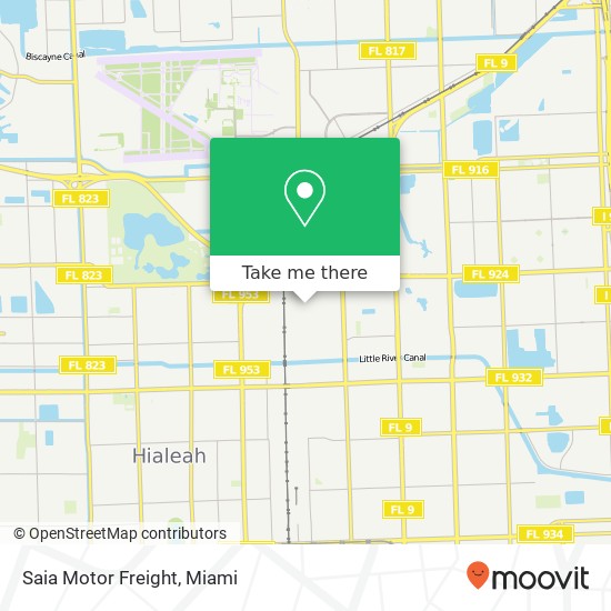 Mapa de Saia Motor Freight