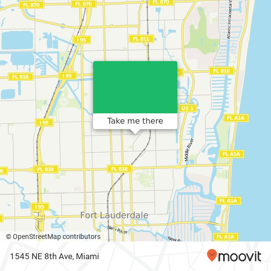 1545 NE 8th Ave map