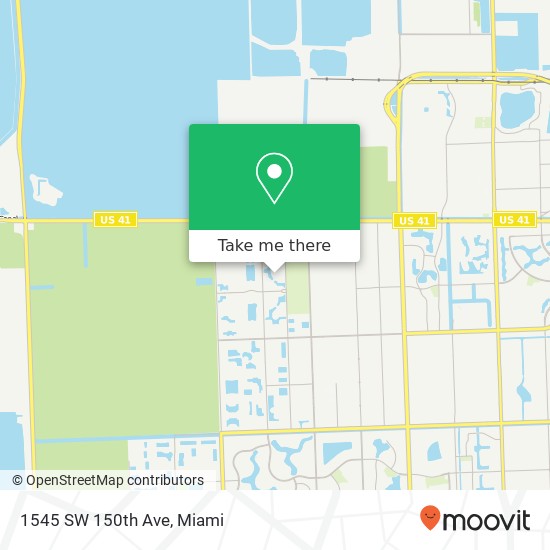 1545 SW 150th Ave map