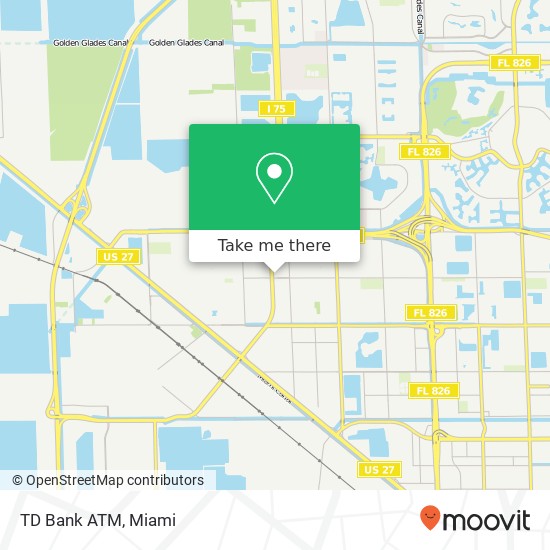 TD Bank ATM map