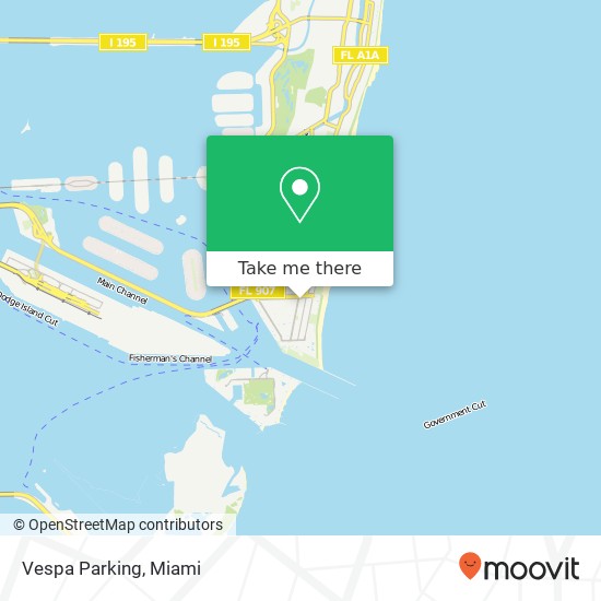 Vespa Parking map