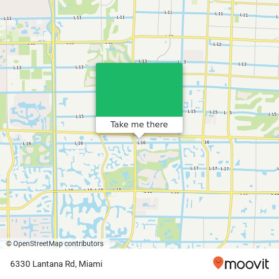 6330 Lantana Rd map
