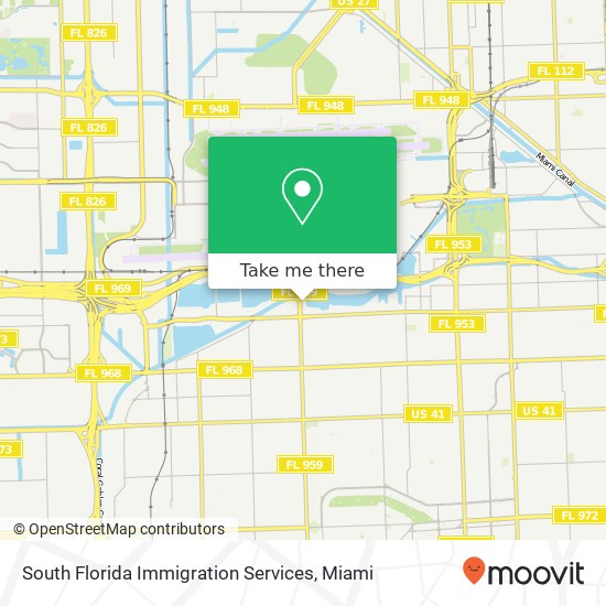 South Florida Immigration Services map