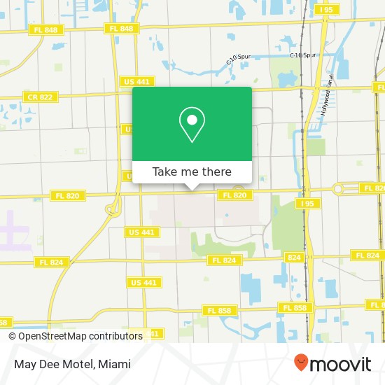 May Dee Motel map