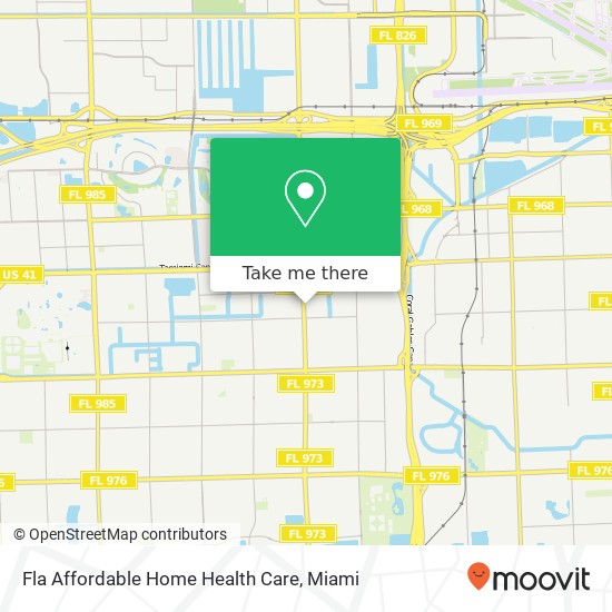 Fla Affordable Home Health Care map