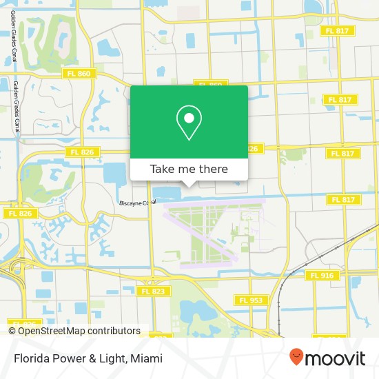 Florida Power & Light map