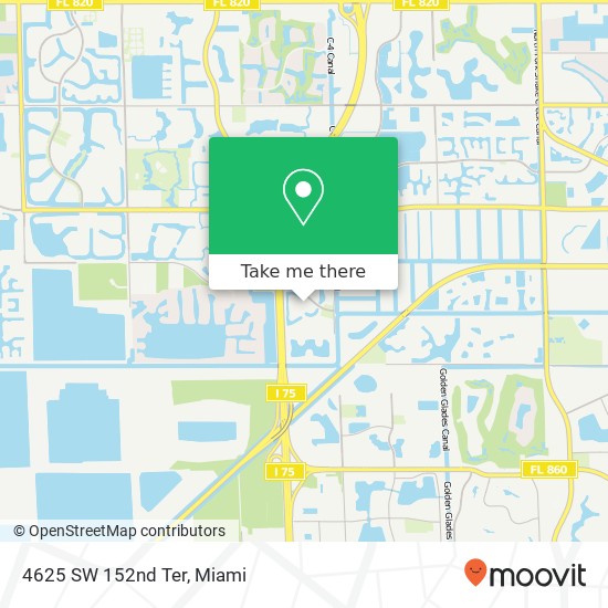 4625 SW 152nd Ter map