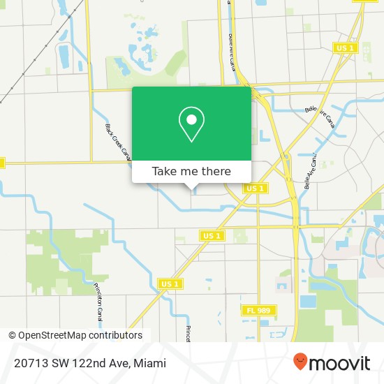 20713 SW 122nd Ave map