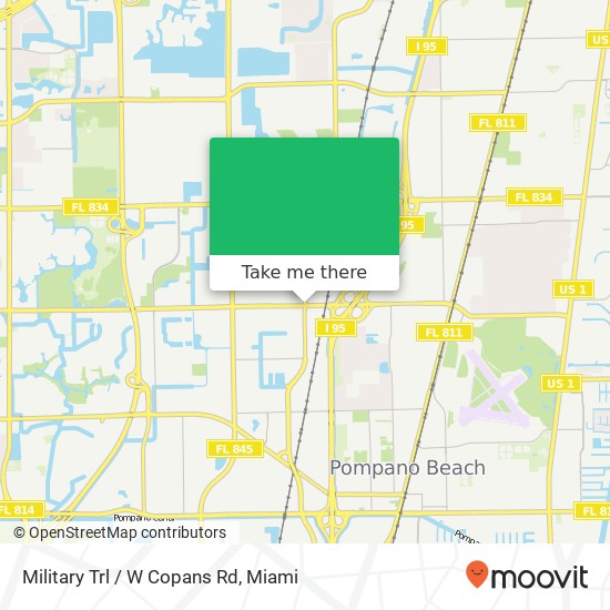 Military Trl / W Copans Rd map