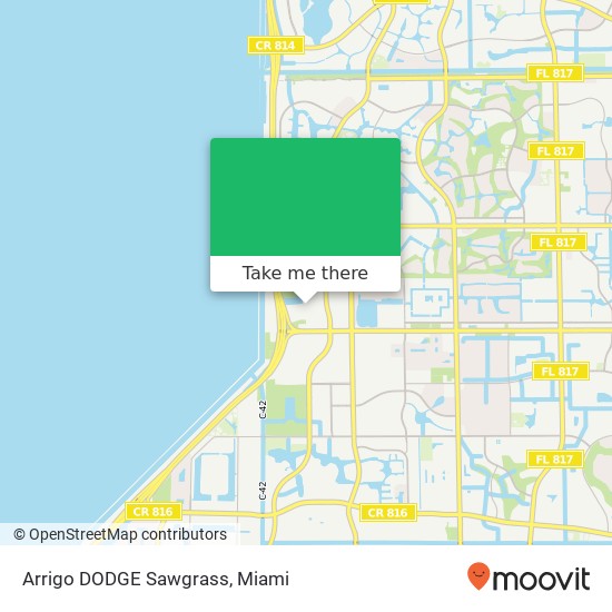 Mapa de Arrigo DODGE Sawgrass