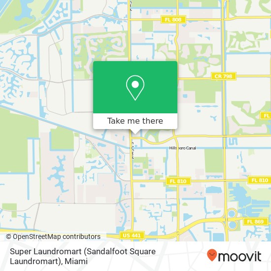 Super Laundromart (Sandalfoot Square Laundromart) map