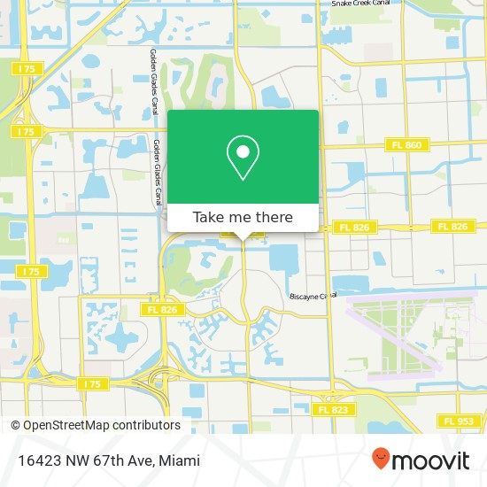 16423 NW 67th Ave map