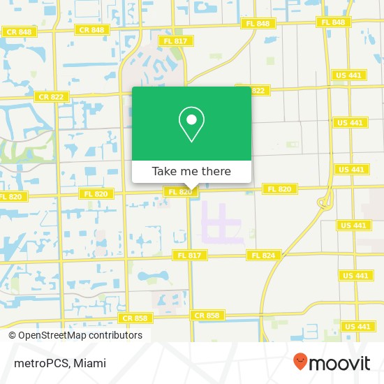 metroPCS map