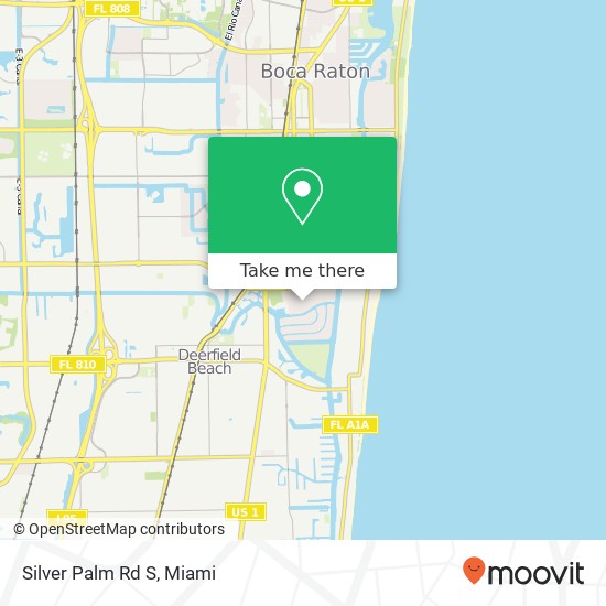 Mapa de Silver Palm Rd S