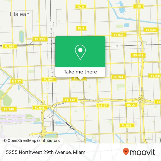 5255 Northwest 29th Avenue map