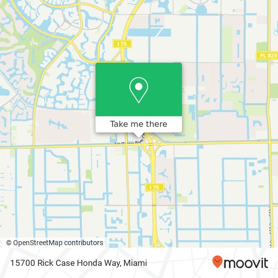 15700 Rick Case Honda Way map