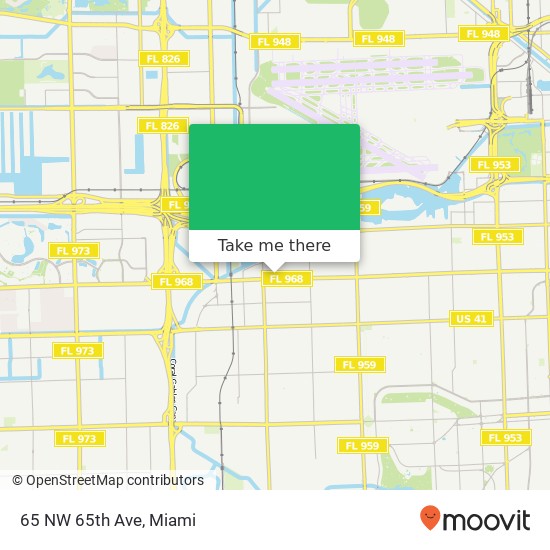 65 NW 65th Ave map