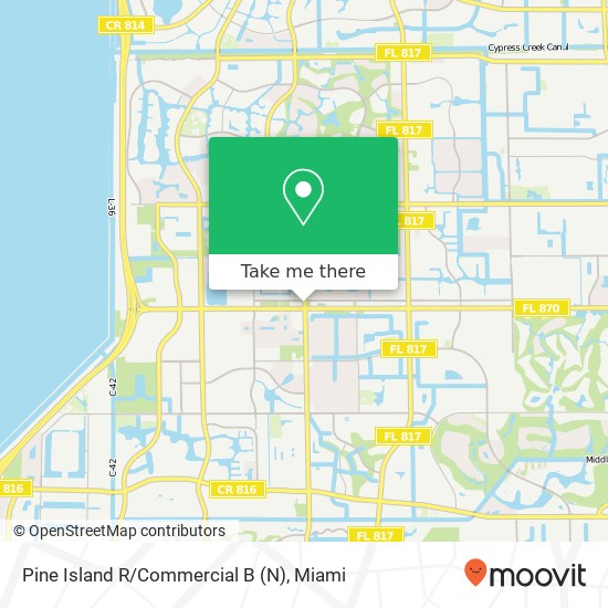 Pine Island R/Commercial B (N) map