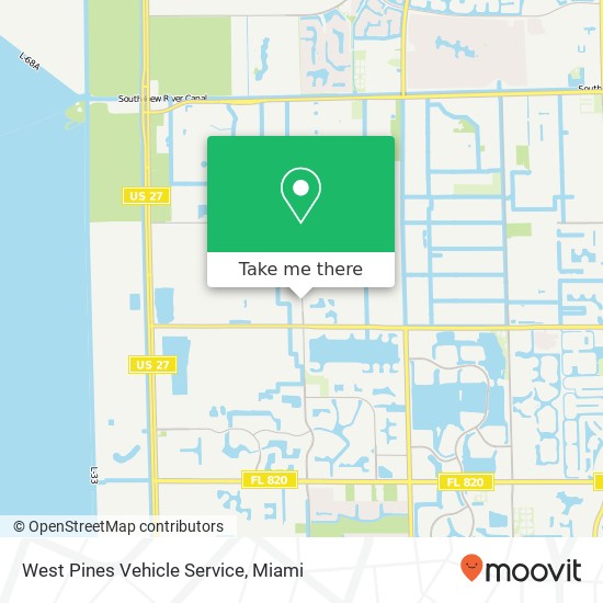 Mapa de West Pines Vehicle Service