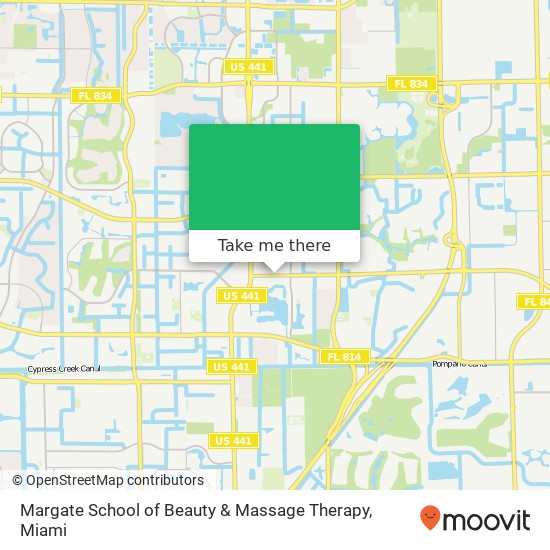 Margate School of Beauty & Massage Therapy map