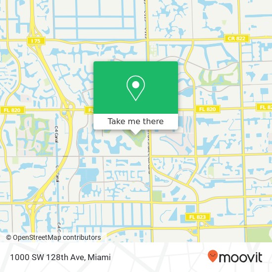 1000 SW 128th Ave map