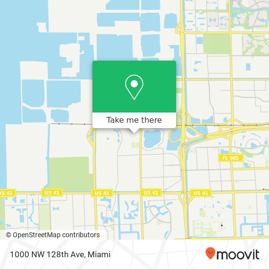 1000 NW 128th Ave map