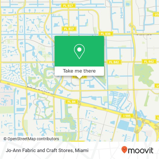 Jo-Ann Fabric and Craft Stores map
