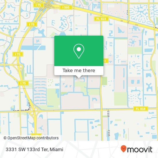 3331 SW 133rd Ter map