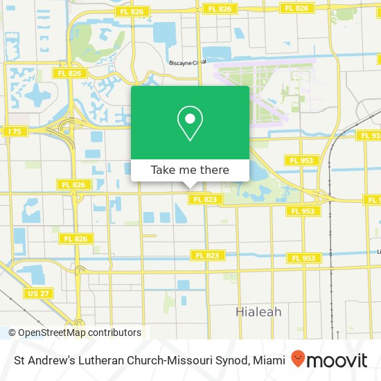 St Andrew's Lutheran Church-Missouri Synod map