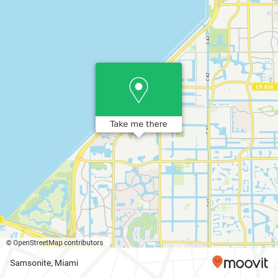 Samsonite map