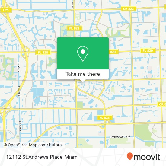 12112 St.Andrews Place map