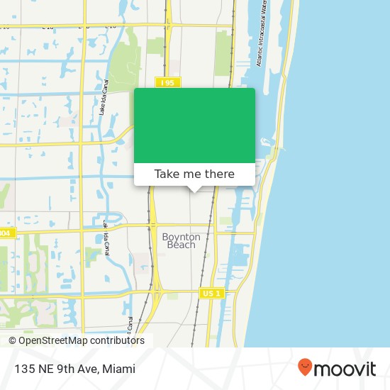 135 NE 9th Ave map