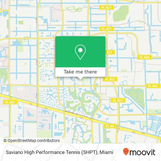 Mapa de Saviano High Performance Tennis (SHPT)