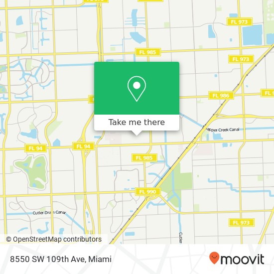 8550 SW 109th Ave map