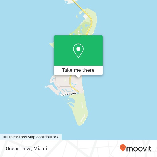 Mapa de Ocean Drive