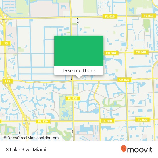 S Lake Blvd map