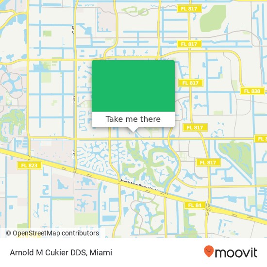 Arnold M Cukier DDS map