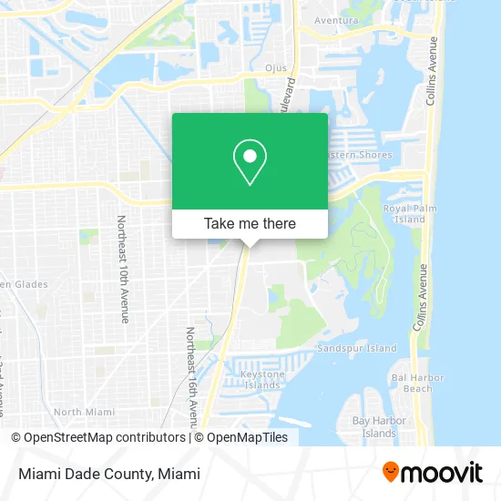 Miami Dade County map
