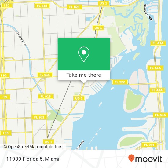 Mapa de 11989 Florida 5